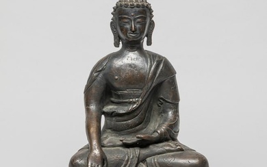 Chinese Sino-Tibetan Bronze Buddha
