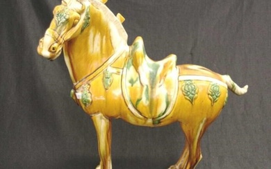 Chinese Tang style pottery horse figure