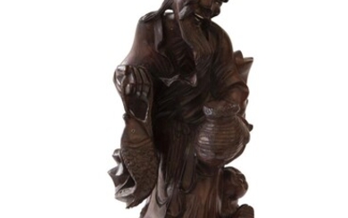 Chinese wooden figure | Chinesische Holzfigur