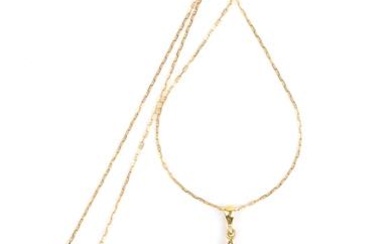 Collana in oro con pendente simbolo zodiacale in diamanti
