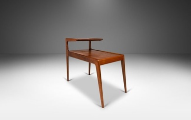 Danish Modern Two-Tier Side Table in Teak by Kurt Ostervig for Jason Mobler Denmark c. 1960s