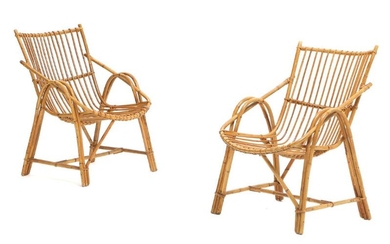 SOLD. Danish furniture design: A pair of rattan and wickerwork chairs. 1940s. (2) – Bruun Rasmussen Auctioneers of Fine Art