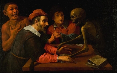 Death comes to the table of the miser, Giovanni Martinelli
