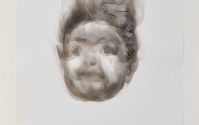 Diane Victor (South African b.1964) Smoke Drawing of a Young Boy