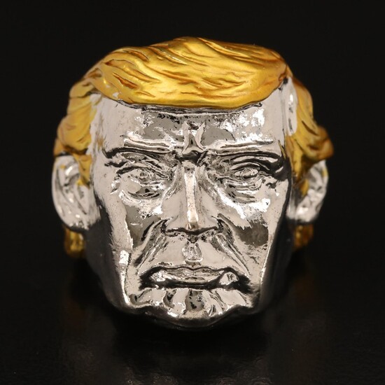 Donald Trump Figural Ring