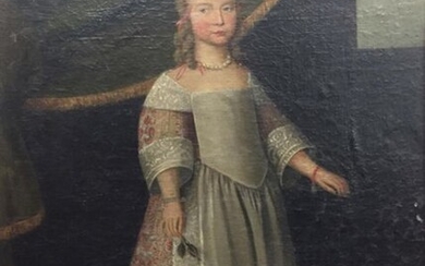 ECOLE FRANCAISE Milieu du XVIIe siècle Portrait...