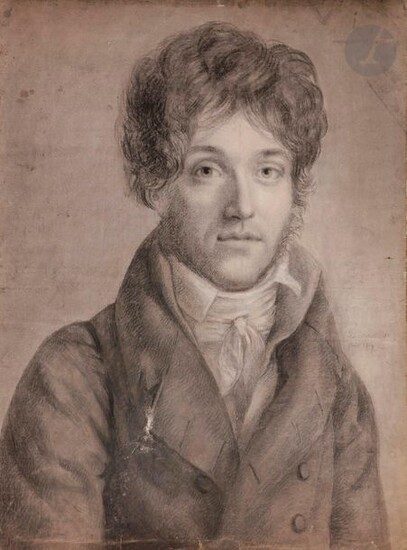 ÉCOLE FRANÇAISE du début du XIXe siècle Portrait...
