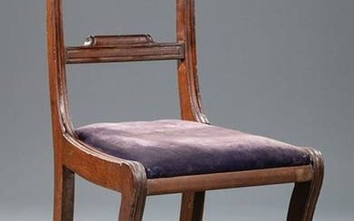 English Regency Mahogany Side Chair