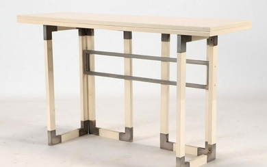 FRENCH FLIP TOP CONSOLE DINING TABLE C.1960
