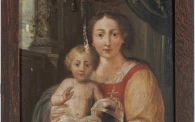 Flemish school, 18th Century, The Madonna and the Child.