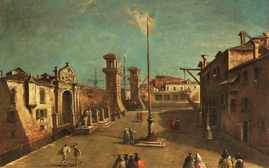 Francesco Guardi, 1712 Venedig – 1793 ebenda, zug., VENEDIG-VEDUTE ARSENALE