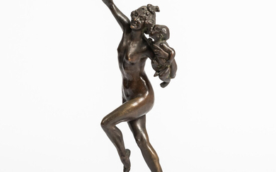 Frederick William MacMonnies (1863-1937) Bacchante and Infant Faun