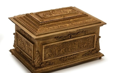 French Bronze Table Casket