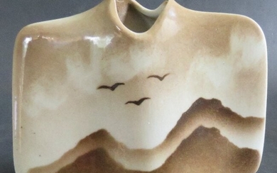 French Ceramic Vase, Viberent, Yves Mohy 1970s