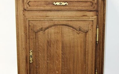 French Louis XV style oak confiturier cabinet