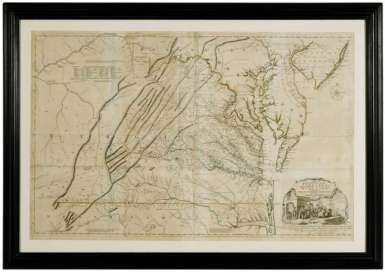 Fry & Jefferson Map of Virginia
