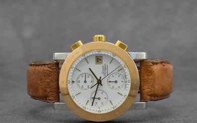 GIRARD PERREGAUX gents chronograph in steel and 18k