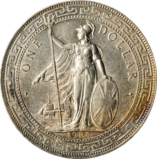 GREAT BRITAIN. Trade Dollar, 1900-C. Calcutta Mint. PCGS MS-61 Gold Shield.