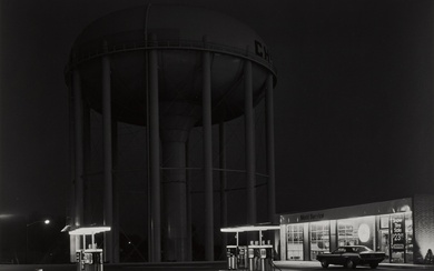 George Tice Petit's Mobil Station, Cherry Hill, New Jersey