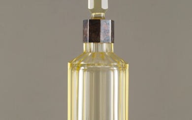 Glass bottle marked WFM. 1920s