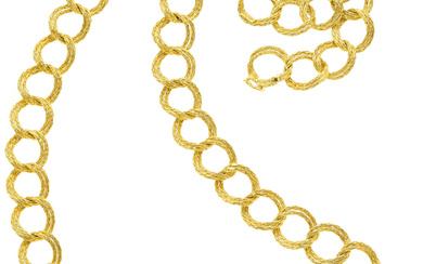 Gold Necklace Metal: 18k gold Weight: 158.90 grams Dimensions:...