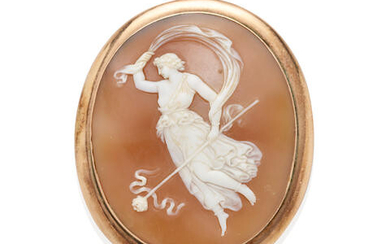 Gold and Shell Cameo