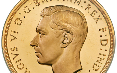 Great Britain: , George VI gold Proof 5 Pounds 1937 PR65 Deep Cameo PCGS,...