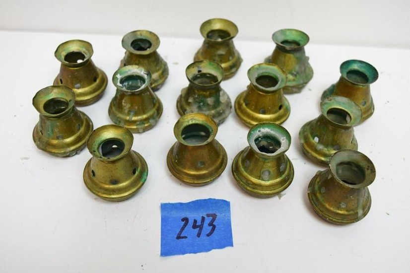 Group of 14 Bove Candle Followers, 7/8" Size Candle