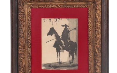 Halftone after Pablo Picasso "Toros y Toreros," Mid-Late 20th Century