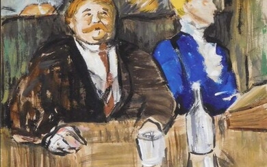 Henri de Toulouse-Lautrec Attr.: Bar Scene