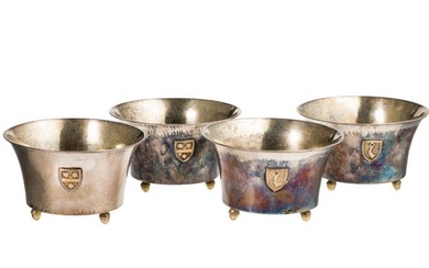 Hermann Göring and Emmy Göring - four silver confectionery bowls from their table silver