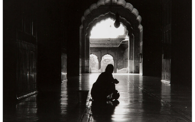 Horace Bristol (1909-1997), Muslim Woman in a Malaysian Mosque