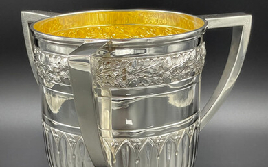 Huge Silver Washing cup, Mappin And Webb, London Special...