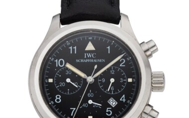 IWC, STEEL CHRONOGRAPH WITH DATE, REF. 3741