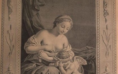 *Jacques COUCHÉ (1759-1836) after Lagrenée L'éducation de l'Amour...
