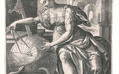 Jan Sadeler I (1550-c.1600) after Martin De Vos (1532-1603) Geometry...
