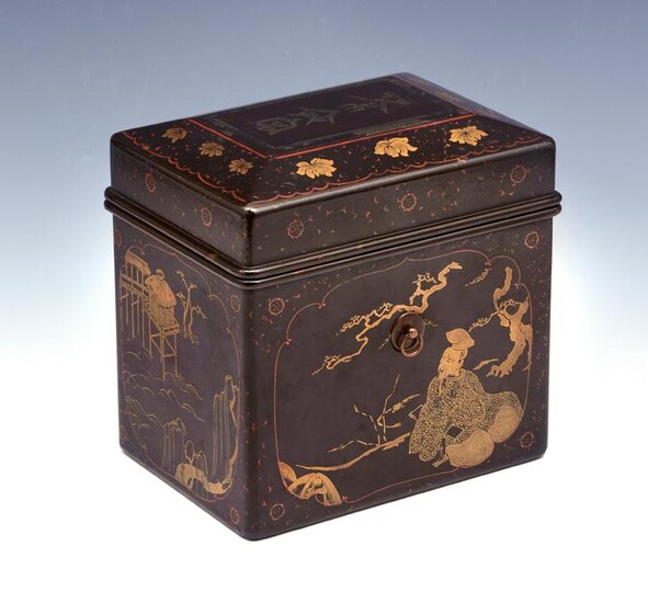 Japanese Lacquer Chabako (Tea Box), 16th/17th c