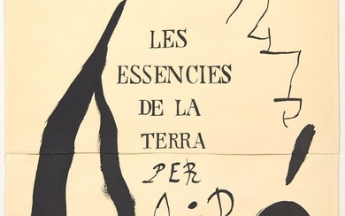 Joan Miró (Spanish, 1893-1983) - Projet pour la Page de Titre de l’Album 'Les Essencies
