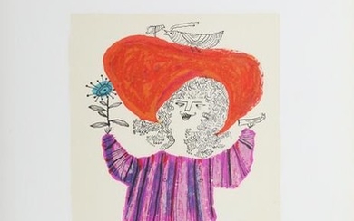 Judith Bledsoe, Petite Portrait - Big Red Hat
