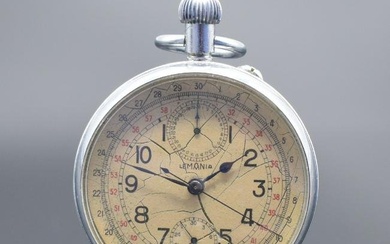 LEMANIA pocket watch with chronograph of the Czech army