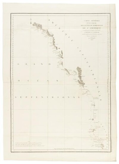 La Perouse chart of Northwest Coast 1797