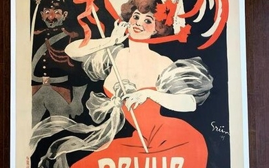 La Revue des Folies-Bergere - Art by Grun (1901) 37.5"