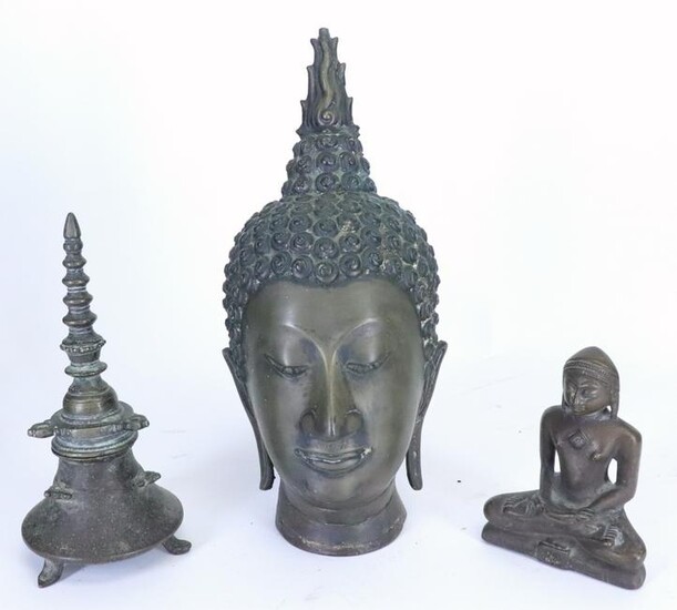 Large Buddha Head & Others