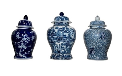 Large Chinese Temple Jars