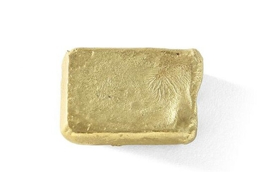 LINGOTIN D'OR A small gold bullion. POIDS : 38,19 g