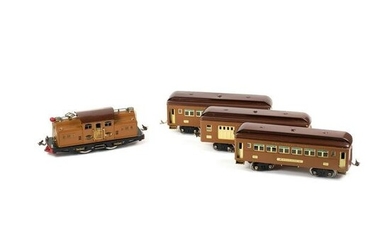 Lionel #318 w/ 309,310, and 312 Baby Brown State Set