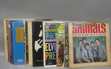 Lot 22 c1960's Assorted LP Record Vinyl Albums Animals Beatles etc