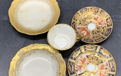 Lot 5 Mini Dishes & Teacup, Royal Crown Derby +