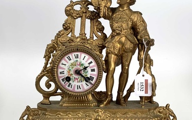 Lot details A late 19th-century French gilt metal and porcelain...