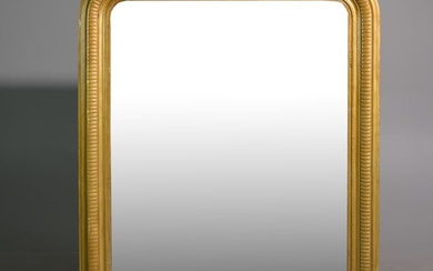 Louis Philippe Style Gold Gilt / Painted Framed Mirror